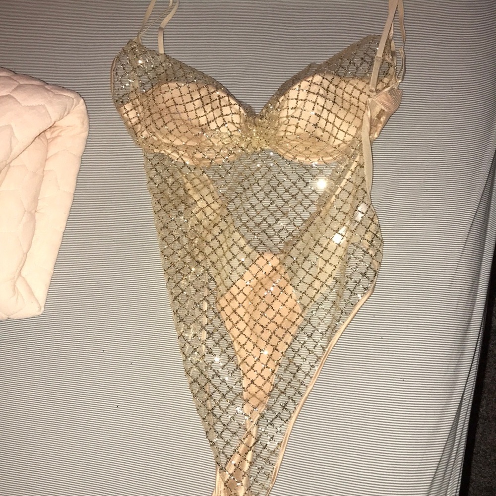 Sparkly teddy from Fashion Nova